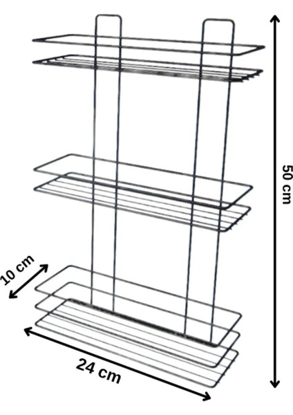 3 Katlı Yapışkanlı Paslanmaz Metal Banyo Düzenleyici Organizer Duşakabin Rafı indirimleri