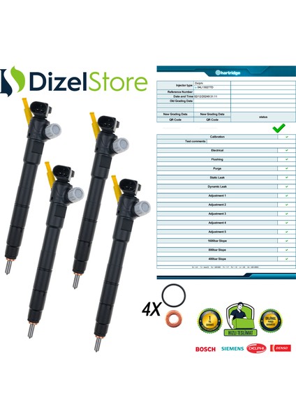 04L130277D Delphi Enjektör Seat Leon Skoda Octavia Audi A3 Vw Golf 1.6 Tdı 28370681