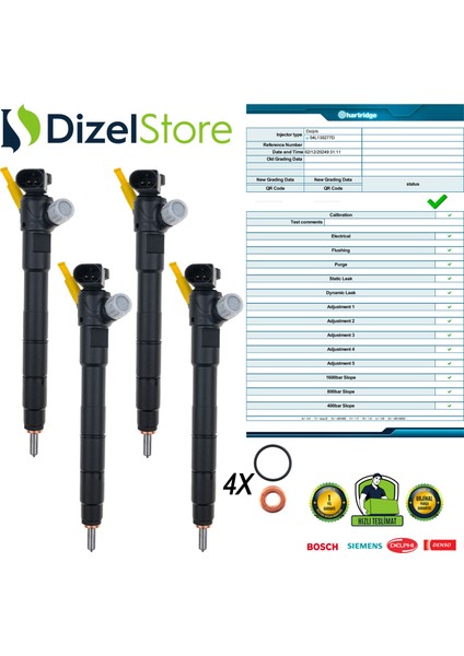 04L130277D Delphi Enjektör Seat Leon Skoda Octavia Audi A3 Vw Golf 1.6 Tdı 28370681