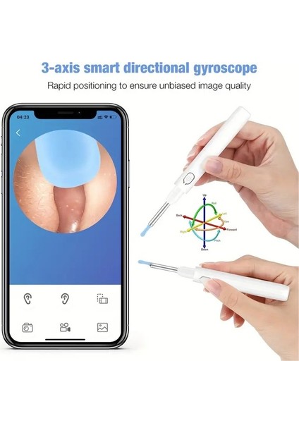 1296P Kameralı IPhone Android ile Uyumlu Kulak Kiri Temizleme Aracı (Yurt Dışından) modelleri