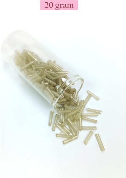 Uzun Boru Kesme Boncuk Çap 2mm Uzunluk 10 mm - 4 Renk - Toplam 80 Gram - BNC429 fiyatları