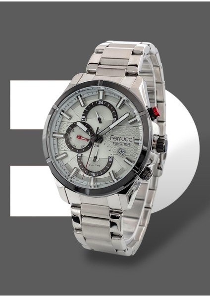 Gümüş Renk Gri Kadran Çelik Kordon 3 Atm Su Geçirmez Fonksiyonları Aktif Orijinal 2 Yıl Garantili Erkek Kol Saati