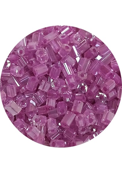 Kesme Cam Boncuk 2mm - 20 Gram - Şeffaf Eflatun -BNC311 fiyatları