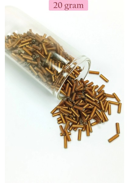 Uzun Boru Kesme Boncuk Çap 2mm Uzunluk 10 mm - 4 Renk - Toplam 80 Gram - BNC426 indirimleri