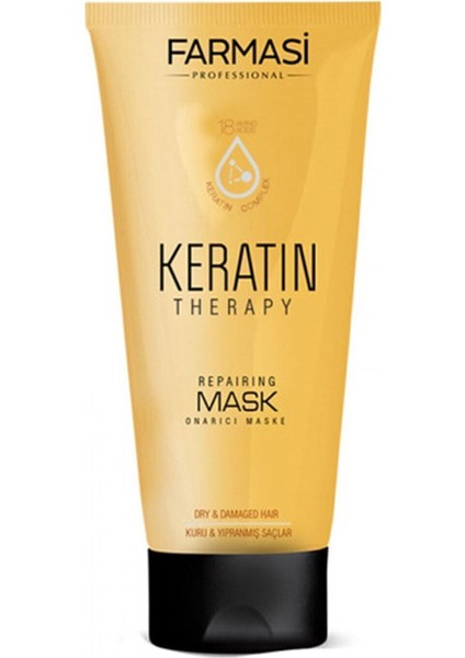 Keratin Therapy Onarıcı Saç Maskesi 200 ml - Evde Profesyonel Bakım ile Saçlarınızı Pürüzsüz ve Parlak Hale Getirin fiyatları