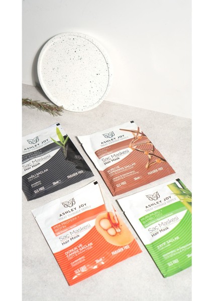 Onarıcı Saç Maskesi Keratin ve Biotinli Kuru Yıpranmış Saçlara Yoğun Bakım 30 ml Vegan indirimleri