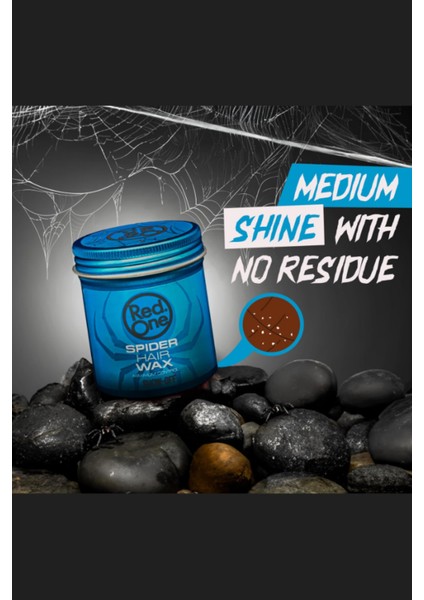 Spider Wax Saç Şekillendirici - Güçlü Tutuş ve Parlaklık, 100 ml, Erkekler için Etkili Şekillendirme