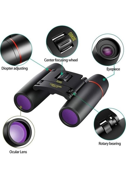 1000M Teleskop 30X Katlanır Dürbün - Siyah (Yurt Dışından) indirimleri