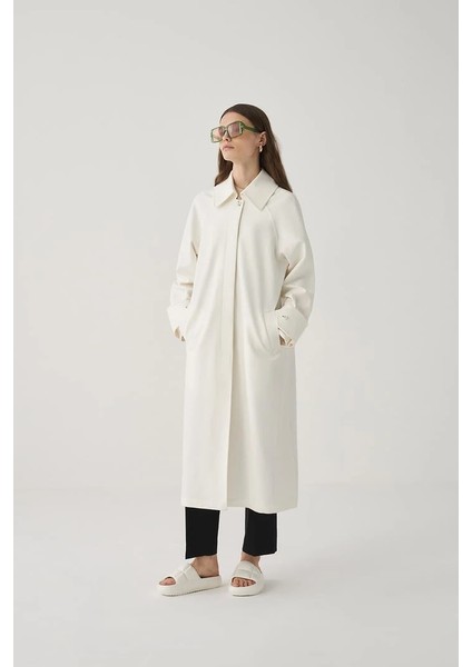 Üçgen Manşetli Trençkot fiyatları