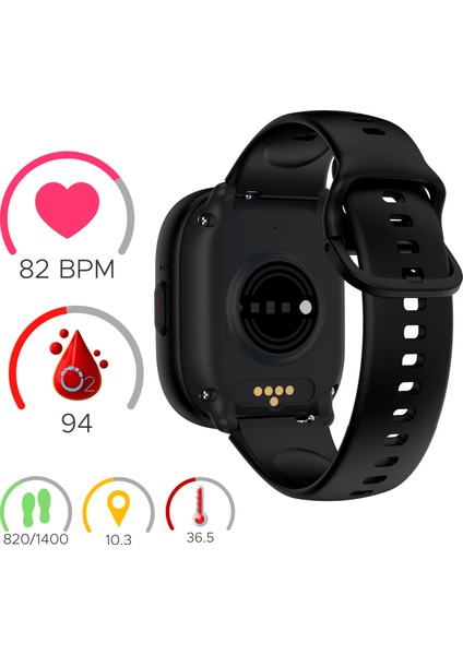 Watch 5 Plus Akıllı Çocuk Saati - Görüntülü Arama, Gps, Sos, Sağlık Takibi, Güvenli Alan Siyah fiyatları