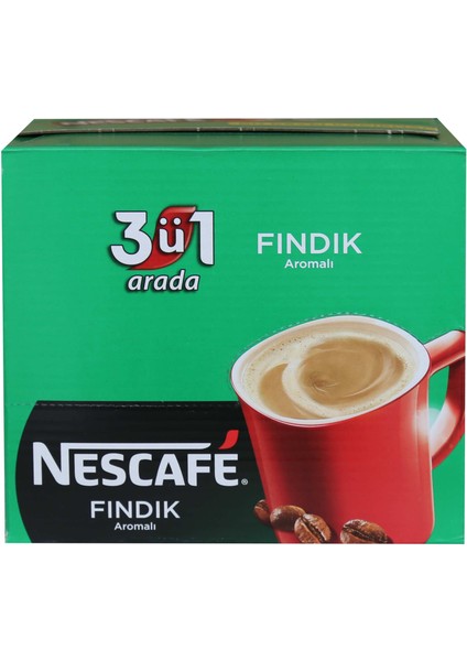 Nescafe 3ü1 Arada Fındıklı 48 Adet 17G Leia Hazelnut 12515292