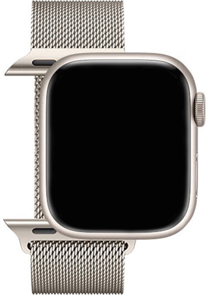 Apple Watch 10 42MM 6 7 8 9 10 Se Uyumlu 38 40 41MM Milano Metal Hasır Mıknatıslı Kordon Paslanmaz Çelik modelleri