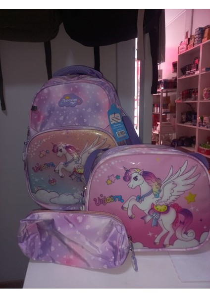 3lü Ilkokul Çantası Kız