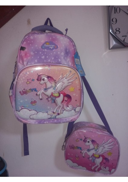 3lü Ilkokul Çantası Kız modelleri