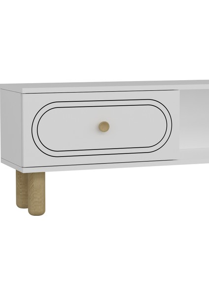 Polendd Bohem Tv Sehpası Beyaz-Beyaz modelleri