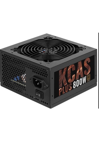 KCAS Plus 800W 12cm Fan 80+Bronze Güç Kaynağı (AE-KCASP800)