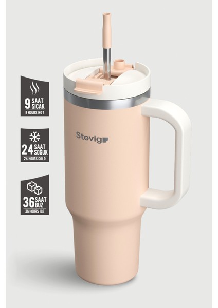 2 Moods Tuck-In Tumbler Sızdırmaz Çelik Termos 900 ml Bisque ST-239 fiyatları