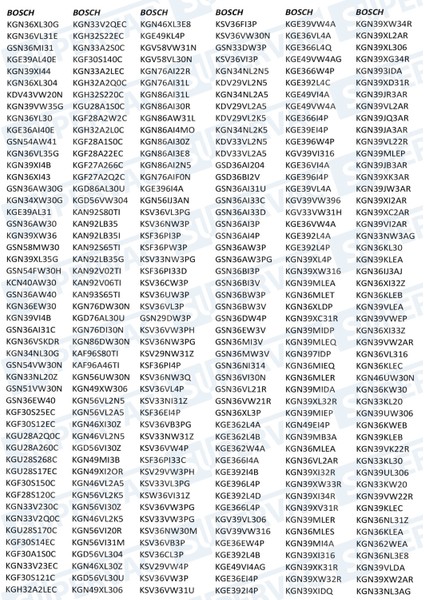 Buzdolabı LED Diyot, Profilo BD3056W3VN ile Uyumlu