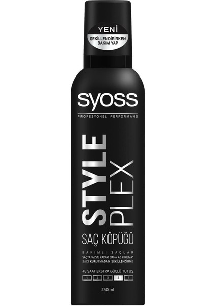 Style Plex Saç Köpüğü 250 ml Anti Alerjik Yumuşatıcı Şekillendirici Tüm Saç Tiplerine Uygun fiyatları