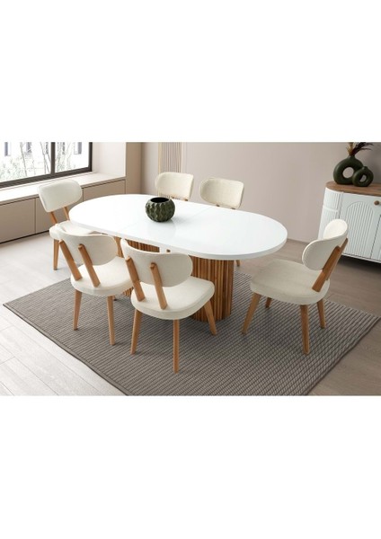 Mobilgen (Sadece Masa) Beyaz Picasso HG Masa