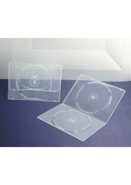 QD-342.7F-SU 2li Parlak Şeffaf 7mm Dvd Kutusu 10 Adet