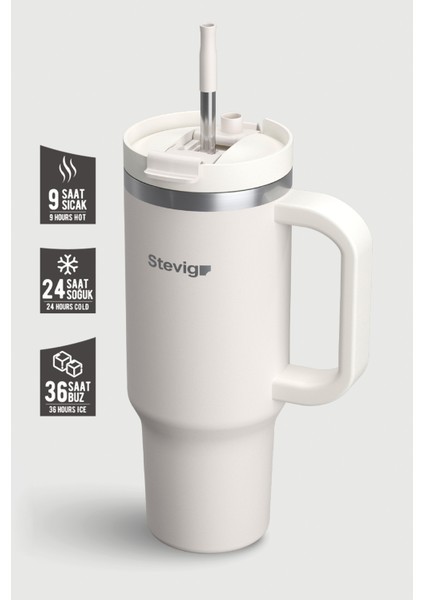 2 Moods Tuck-In Tumbler Sızdırmaz Çelik Termos 900 ml White Sand ST-242 fiyatları