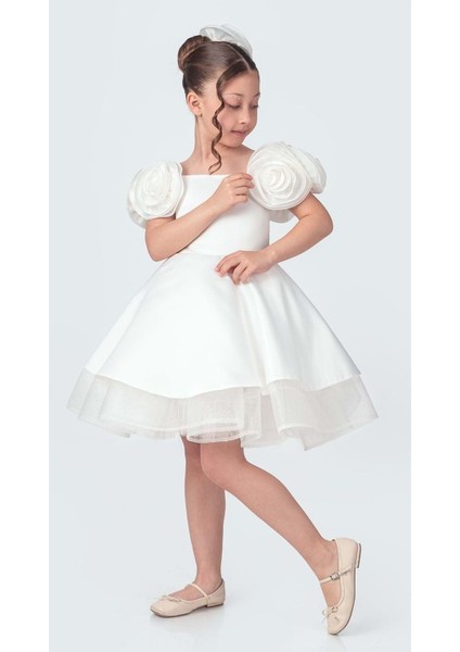 Fanari Krep Saten Gren Destekli Kız Abiye M00735 fiyatları