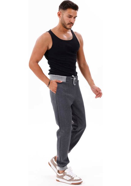 Erkek Antrasit Jogger Lastik Paça Eşofman Altı Zc 201 modelleri