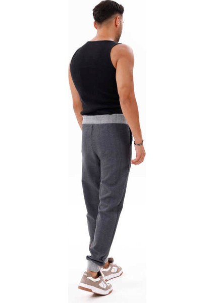 Erkek Antrasit Jogger Lastik Paça Eşofman Altı Zc 201 fırsatları