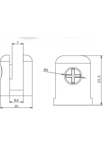 2 Adet Yuvarlak Cam Raf Tutucu Etejer 7 mm Parlak Krom Metal modelleri