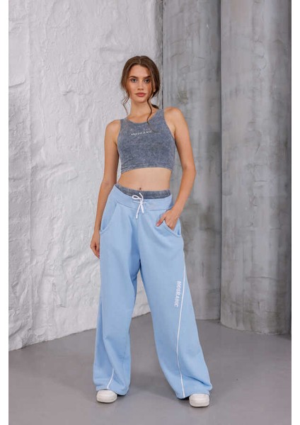 Kadın Mavi Oversize Eşofman Altı Msc 409ALT modelleri