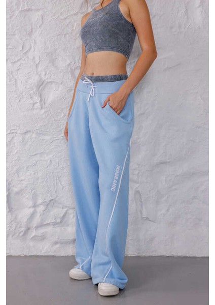 Kadın Mavi Oversize Eşofman Altı Msc 409ALT indirimleri