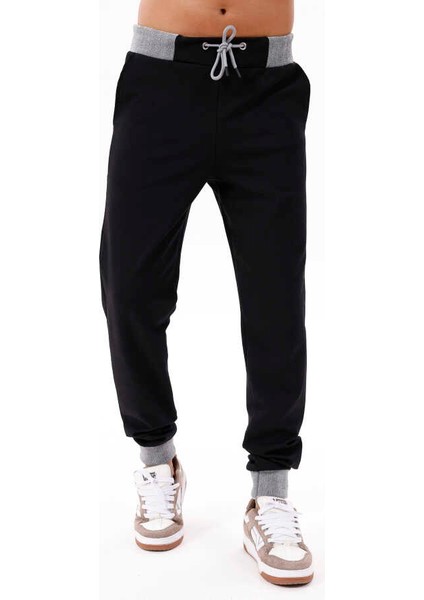 Erkek Siyah Jogger Lastik Paça Eşofman Altı Ck 202 indirimleri
