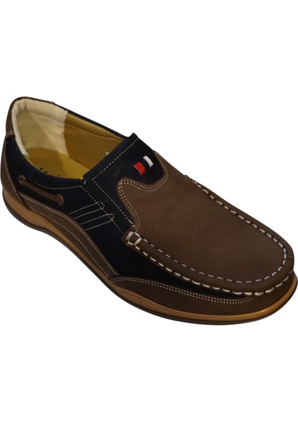 Erkek Ayakkabı Casual Günlük Hakiki Nubuk Deri, Ortopedik, Klasik Ayakkabı