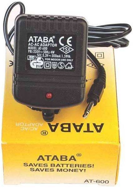 AT-600 3W, 5.3V 300MAH AC-AC Süpürge Adaptör