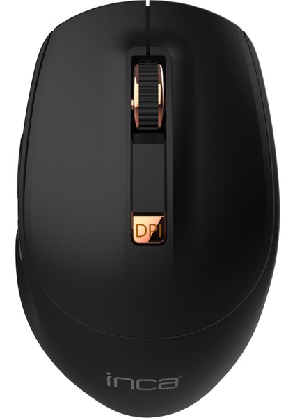 IWM-244R 2.4ghz Kablosuz Optik Mouse | Ergonomik Tasarım, Sessiz Tuşlar, 6d Fonksiyon | 800-1600 Dpı Ayarlanabilir Çözünürlük | Tak-Çalıştır Nano Alıcı | Windows & Mac Os Uyumlu