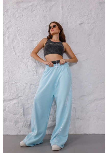 Kadın Turkuaz Oversize Eşofman Altı Msc 409ALT modelleri