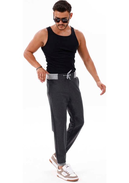 Erkek Koyu Antrasit Jogger Lastik Paça Eşofman Altı Ck 203 indirimleri