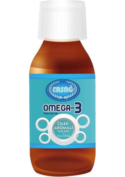 Omega 3 Sıvı Çilek Aromalı