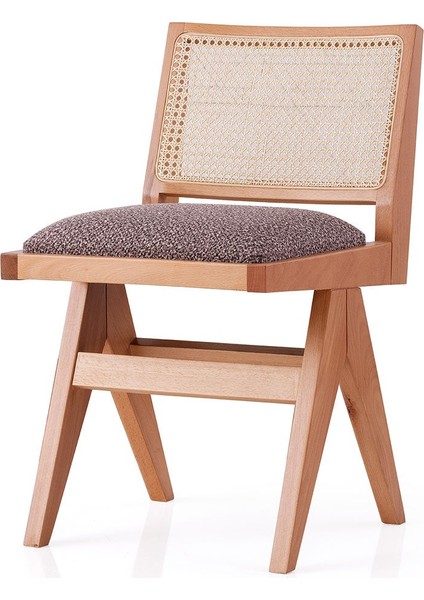 Miles Iskandinav Natural Ahşap Bohem Masa Sandalye Takımı 100X100 indirimleri