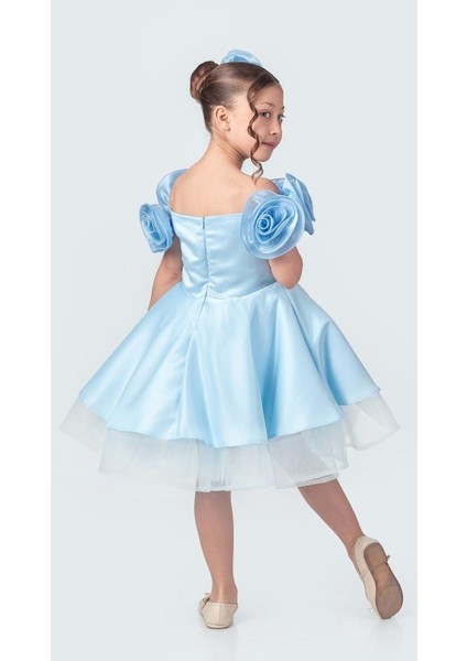 Fanari Krep Saten Gren Destekli Kız Abiye M00735 fiyatları