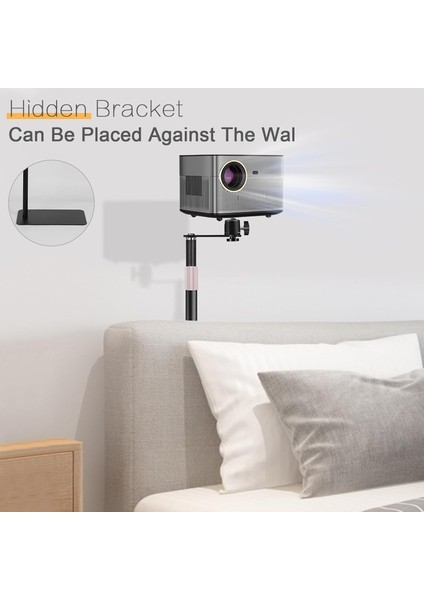 Ayarlanabilir Projektör Standı – 360° Döner Başlık, 90–126 cm Teleskopik Yükseklik, Alüminyum Alaşım Dayanıklı Zemin Sehpası, 5 kg Taşıma Kapasiteli, Kaymaz Tabanlı Tripod TY06 fiyatları