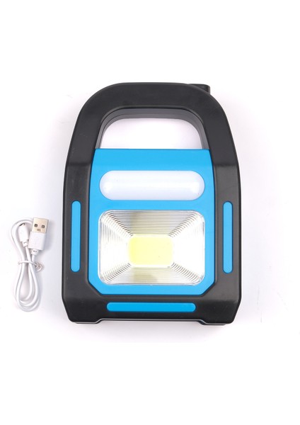 HB-9707A-1 3 Kademeli USB Çıkışlı Şarjlı Mavi Solar Lamba indirimleri