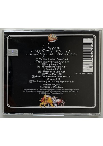 Queen A Day At The Races CD (Orjnal Dönem Baskı Cd) fiyatları