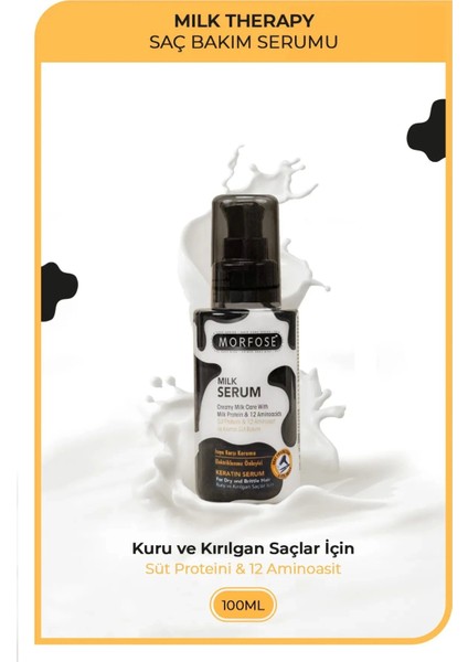 Milk Therapy Kremsi Saç Serum 100 ml - Onarıcı Bakım - Mrfs