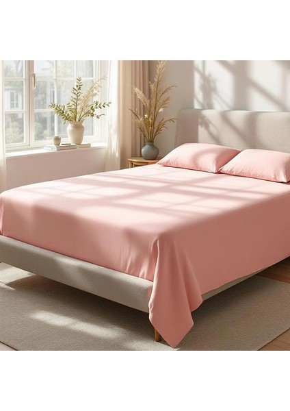 Soho 200 Tc Pamuk Perkal King Size Çarşaf Pembe fiyatları