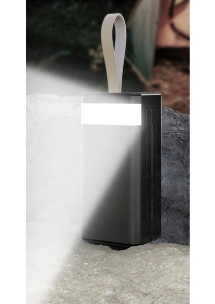 Solar 30.000 Mah Güneş Enerjili LED Işıklı Powerbank Şarj Aleti 4xusb Çıkış Çoklu Şarj Çıkışı Kablo modelleri