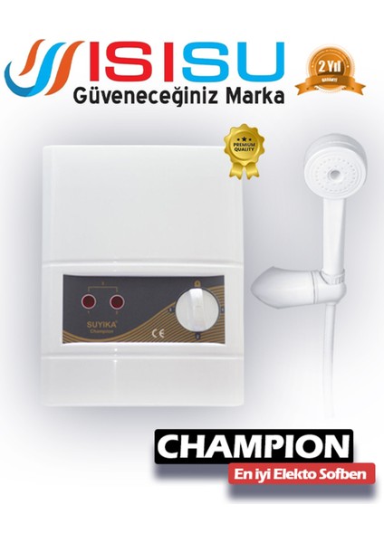 Champıon Elektrikli Banyo Şofbeni 7500W