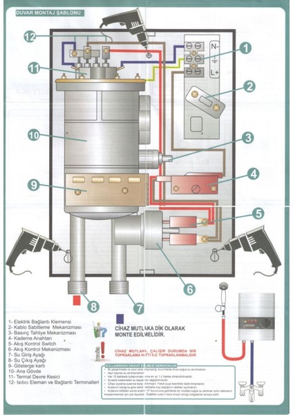 Champıon Elektrikli Banyo Şofbeni 7500W indirimleri
