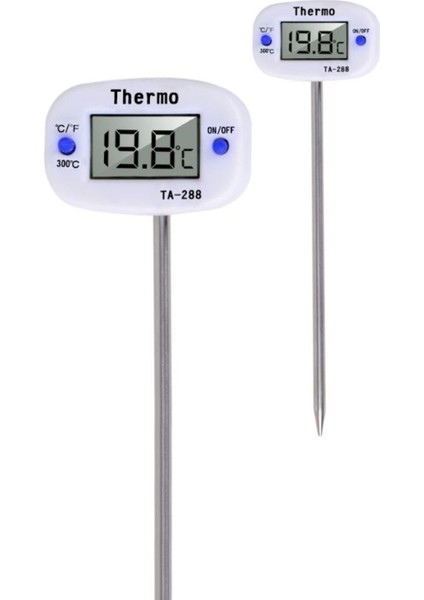 Dereceler Therma Dijital Mutfak ve Gıda Termometresi THR148 - Geniş Isı Ölçüm Aralığı ve Yüksek Hassasiyet ile Ev ve Endüstriyel Kullanım için